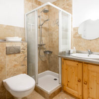 Location Chalet Chocolat Courchevel Salle d'eau